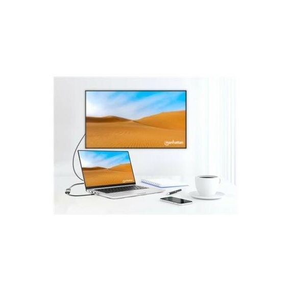 Manhattan USB-C to HDMI Cable, 4K@60Hz, 5 Gbps (USB 3.2  | 153706