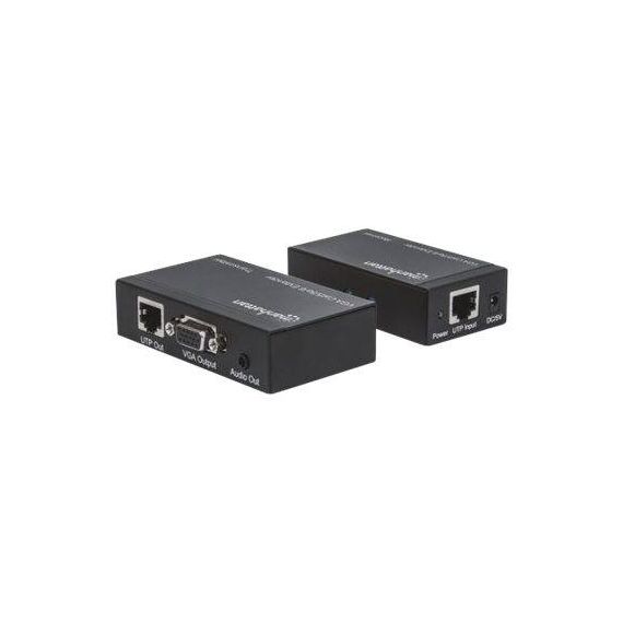 Manhattan VGA Cat5/5e/6 Extender, Extends video and audi | 177344