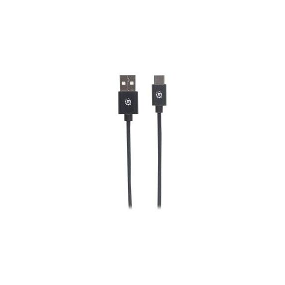 Manhattan USB-C to USB-A Cable, 50cm, Male to Male, Blac | 354912