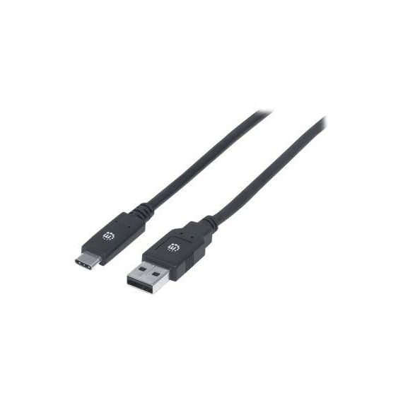 Manhattan USB-C to USB-A Cable, 2m, Male to Male, 5 Gbps | 354974