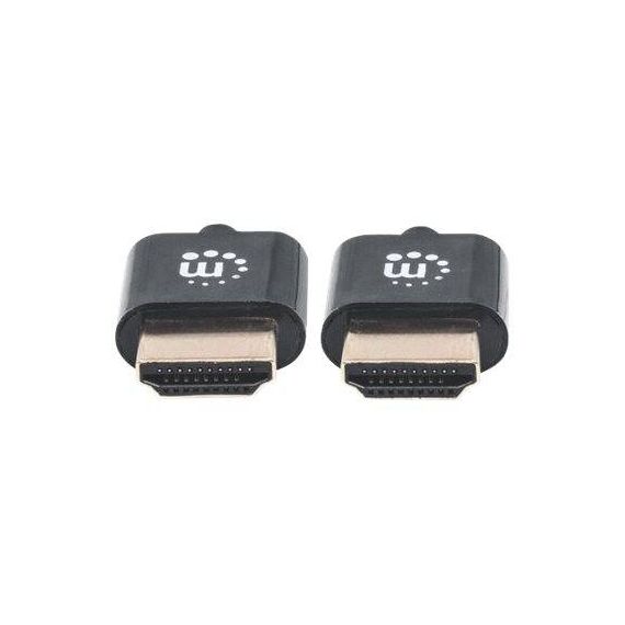 Manhattan HDMI Cable with Ethernet (Ultra Thin), 4K@60Hz | 394376