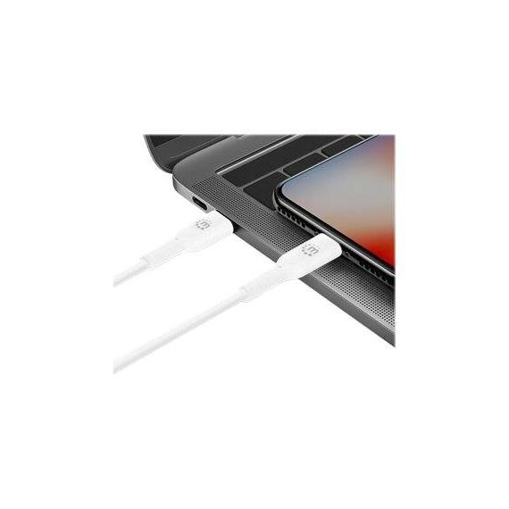 Manhattan USB-C to Lightning Cable, Charge & Sync, 2m, W | 394529