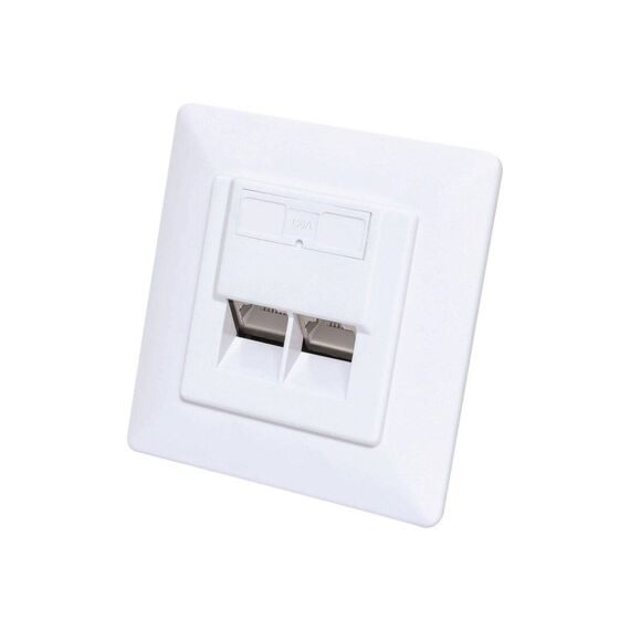 Intellinet - Wall plate - Cat6 10G - with labeling windo | 771900