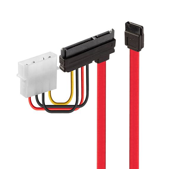 Lindy - SATA cable - 4 PIN internal power, SATA to SATA c | 33365