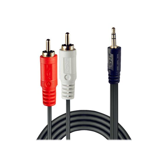 Lindy Premium - Audio cable - RCA x 2 (M) to stereo mini  | 35681