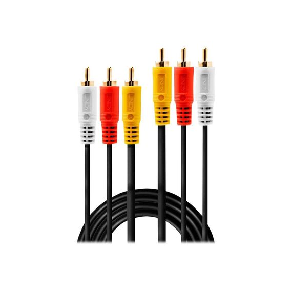 Lindy Premium - Video / audio cable - composite video / a | 35691