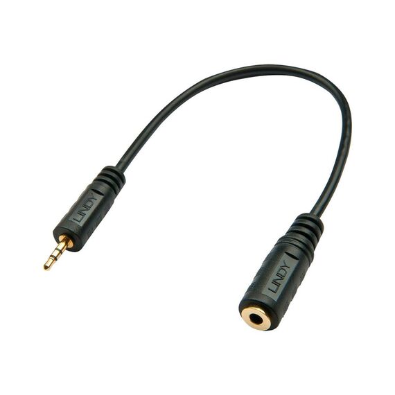 Lindy Premium - Audio adaptor - stereo mini jack (F) to s | 35698