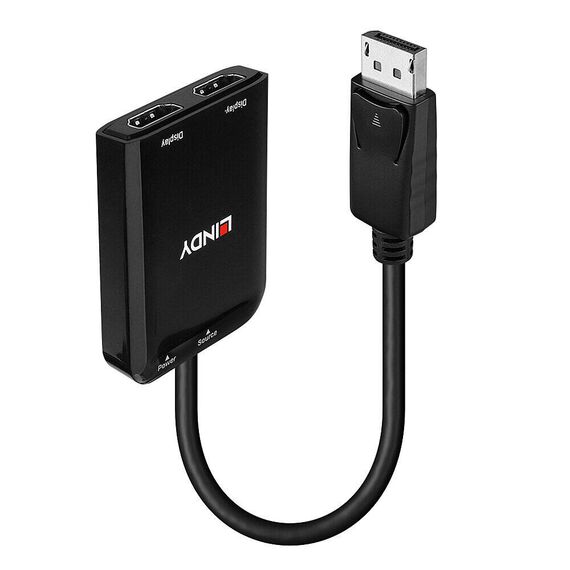 Lindy - Video/audio splitter - MST hub, DisplayPort - 2 x | 38433