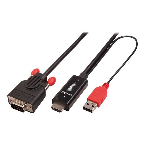 Lindy HDMI to VGA Adapter cable - Video converter - HDMI  | 41456