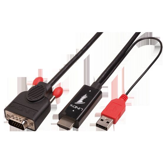 Lindy HDMI to VGA Adapter cable - Video converter - HDMI  | 41456