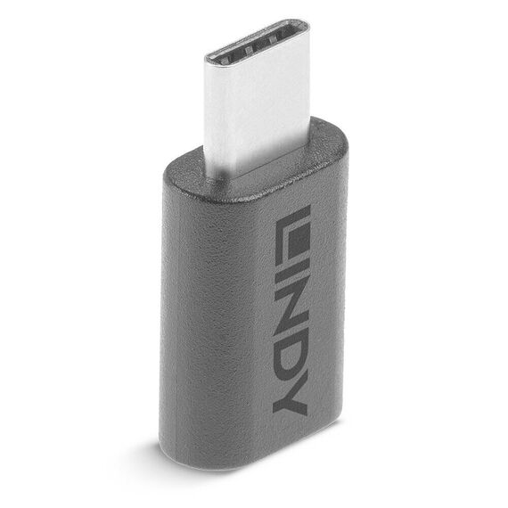 Lindy - USB adapter - Micro-USB Type B (F) to USB-C (M) - | 41896