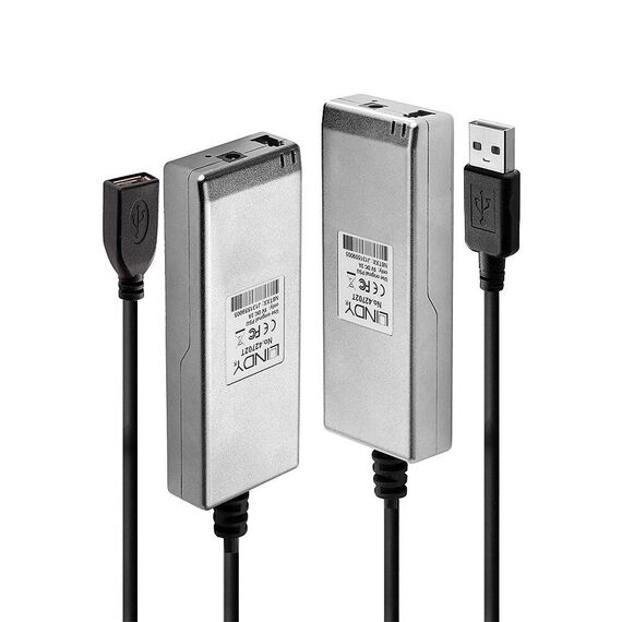 LINDY USB 2.0 MM LWL/Fibre Optic Extender - USB extender  | 42702