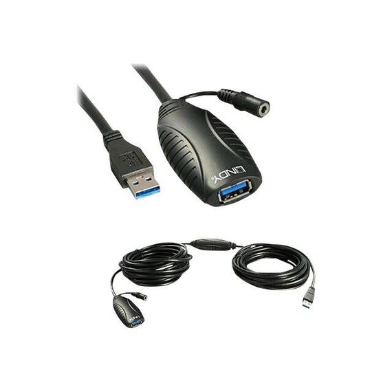 LINDY USB 3.0 Active Repeater Cable - USB extender - USB, | 43156