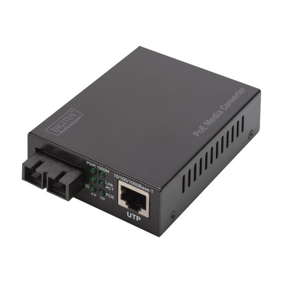 DIGITUS Professional DN-82160 - Fibre media converter - GigE - 10