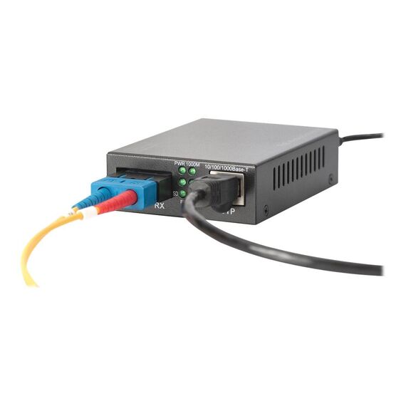 DIGITUS Professional DN-82160 - Fibre media converter - GigE - 10