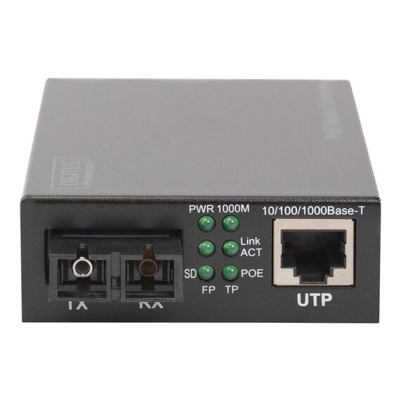 DIGITUS Professional DN-82160 - Fibre media converter - GigE - 10