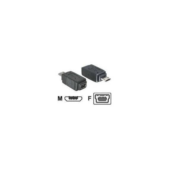 Delock - USB adapter - Micro-USB Type B (M) to mini-USB T | 65063