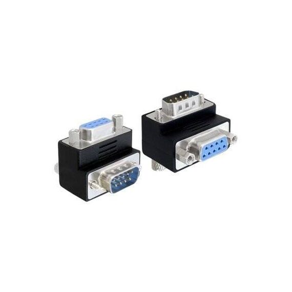 DeLOCK - Serial adapter - DB-9 (F) to DB-9 (M) - 90° conn | 65264
