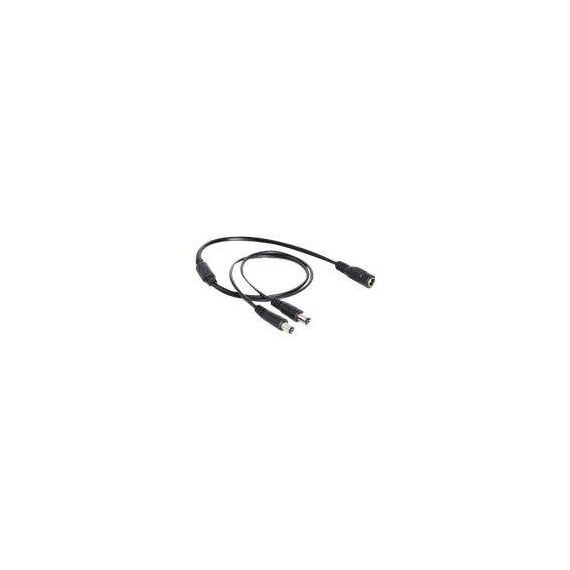 DeLOCK - Power splitter - DC jack 5.5 x 2.1 mm (M) to DC  | 83286