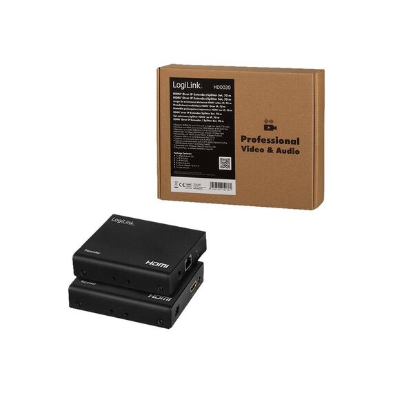 LogiLink - Video/audio/infrared extender - HDMI, infrare | HD0030