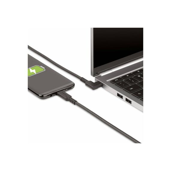 StarTech.com 3ft (1m) Rugged Right Angle USB-C Cab | RUSB31CC1MBR