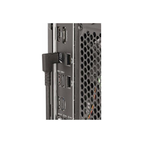StarTech.com 3ft (1m) Rugged Right Angle USB-C Cab | RUSB31CC1MBR