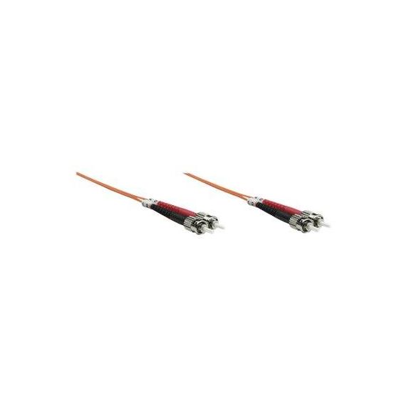 Intellinet Fiber Optic Patch Cable, OM1, ST/ST, 2m, Oran | 515764
