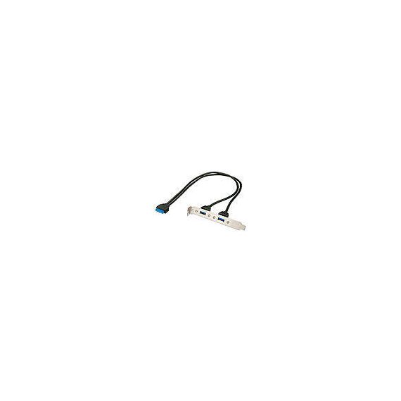 Lindy 2 Port USB 3.0 PC Back Plate - USB panel - USB (F)  | 33096