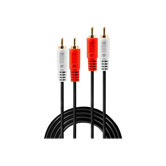 Lindy Premium - Audio cable - RCA x 2 (M) to RCA x 2 (M)  | 35662