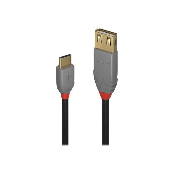 Lindy Anthra Line - USB cable - USB (M) to USB-C (M) - US | 36897