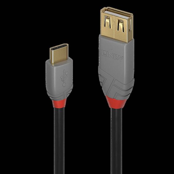 Lindy Anthra Line - USB cable - USB (M) to USB-C (M) - US | 36897