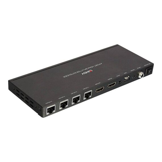 LINDY Cat.6 HDMI & IR Splitter Extender with Loop Out - V | 38155