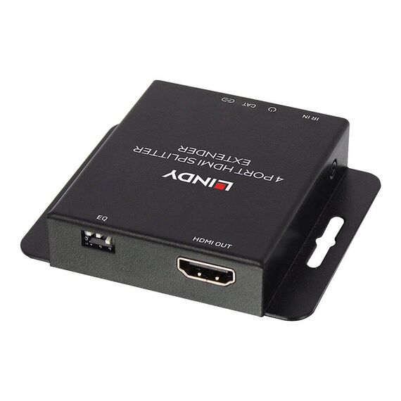 LINDY Cat.6 HDMI & IR Splitter Extender with Loop Out - V | 38155