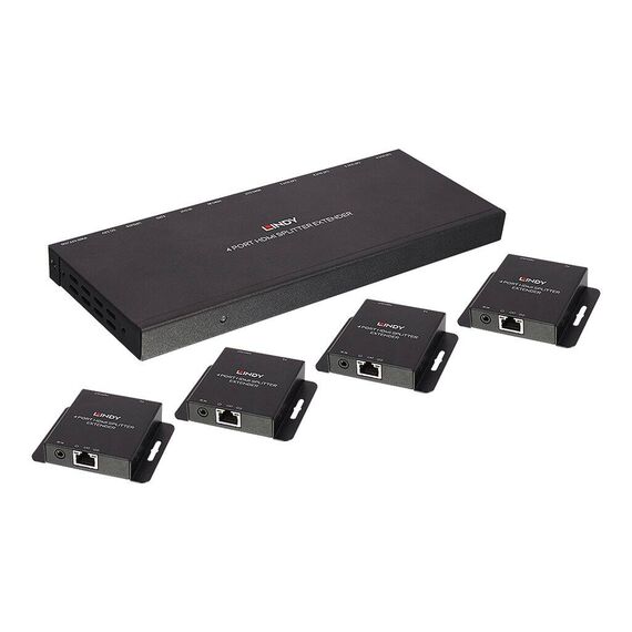 LINDY Cat.6 HDMI & IR Splitter Extender with Loop Out - V | 38155
