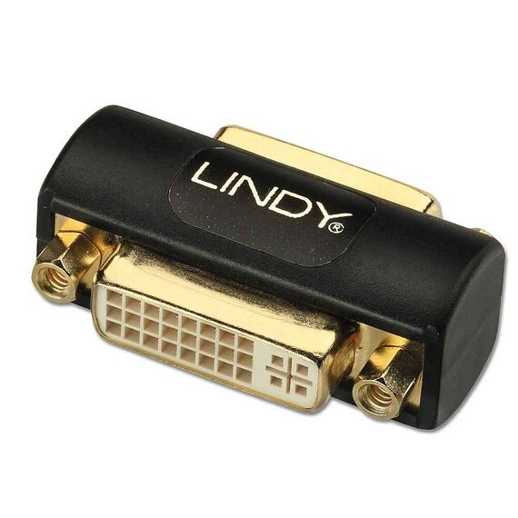 Lindy Premium - DVI gender changer - DVI-I (F) to DVI-I ( | 41233