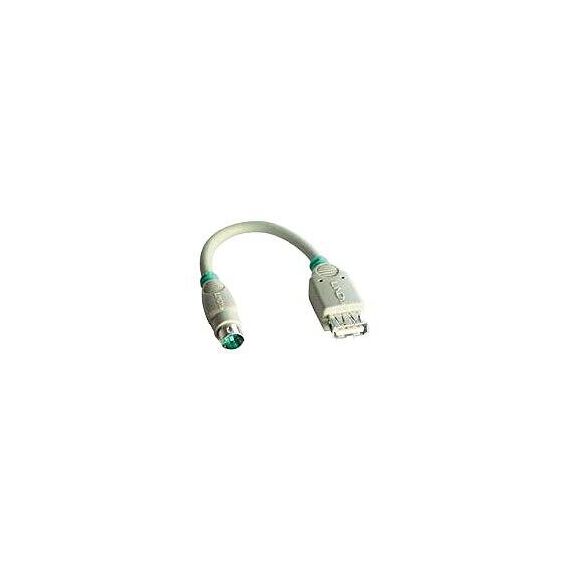 Lindy - Mouse adapter - USB (F) to PS/2 (M) - 15 cm | 70002