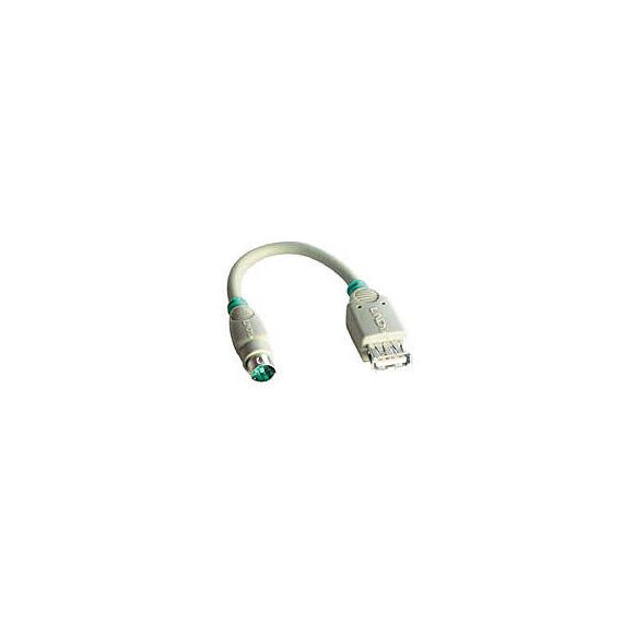 Lindy - Mouse adapter - USB (F) to PS/2 (M) - 15 cm | 70002