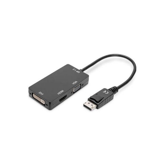 ASSMANN - Adapter - DisplayPort male to DB-15,  | AK-340418-002-S