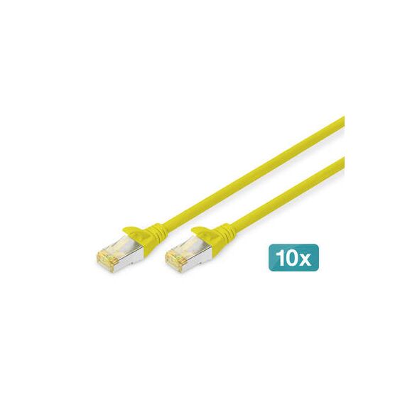 DIGITUS - Patch cable - RJ-45 (M) to RJ-45 ( | DK-1644-A-010-Y-10