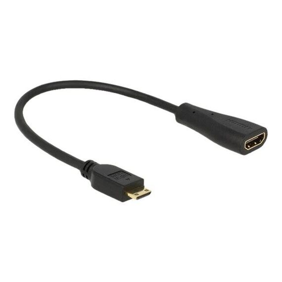 DeLOCK - HDMI with Ethernet cable - mini HDMI (M) to HDMI | 65650