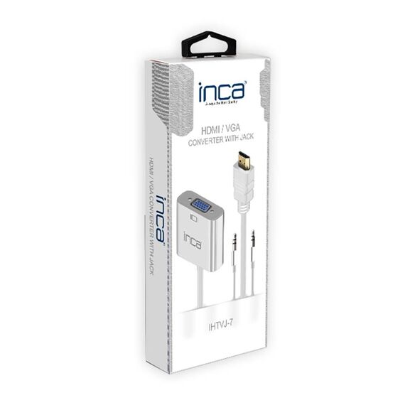 Inca IHTVJ-7 HDMI to VGA Converter White IHTVJ7