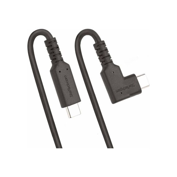 StarTech.com 1.6ft (50cm) Rugged Right Angle USB | RUSB31CC50CMBR