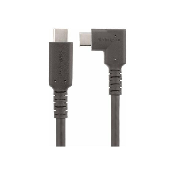 StarTech.com 1.6ft (50cm) Rugged Right Angle USB | RUSB31CC50CMBR