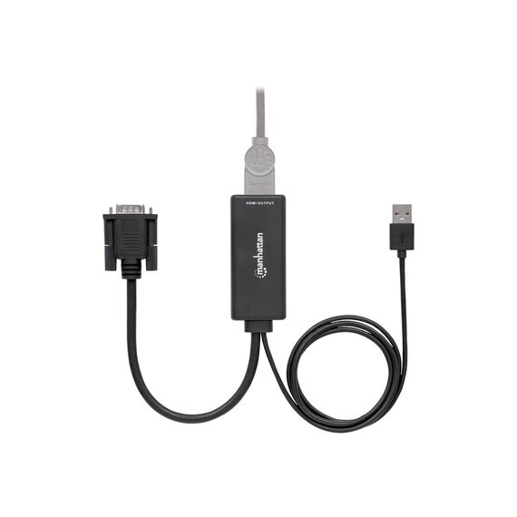 Manhattan VGA and USB-A to HDMI Converter, Analog VGA Vi | 152426