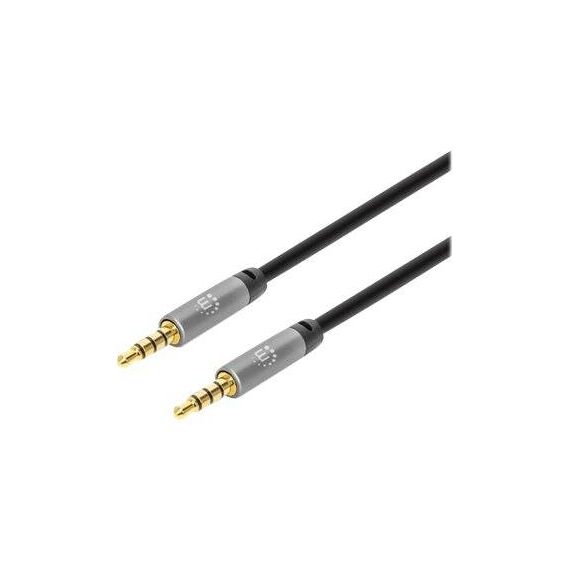 Manhattan Stereo Audio 3.5mm Cable, 2m, Male/Male, Slim  | 355995