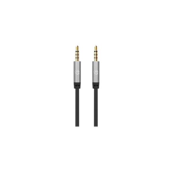 Manhattan Stereo Audio 3.5mm Cable, 2m, Male/Male, Slim  | 355995