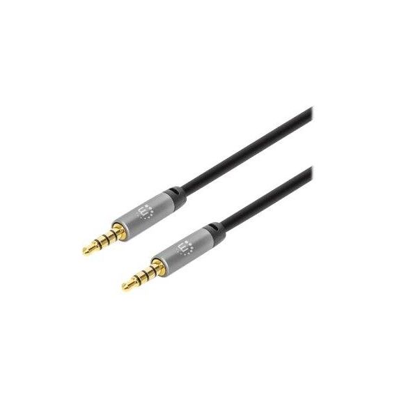 Manhattan Stereo Audio 3.5mm Cable, 3m, Male/Male, Slim  | 356008