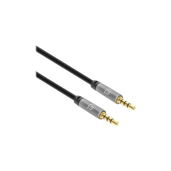 Manhattan Stereo Audio 3.5mm Cable, 3m, Male/Male, Slim  | 356008