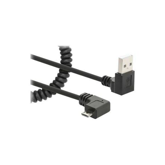 Manhattan USB-A to Micro-USB Cable, 1m, Male to Male, Bl | 356237