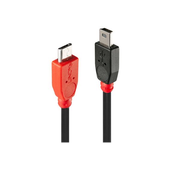Lindy - USB cable - mini-USB Type B (M) to Micro-USB Type | 31717